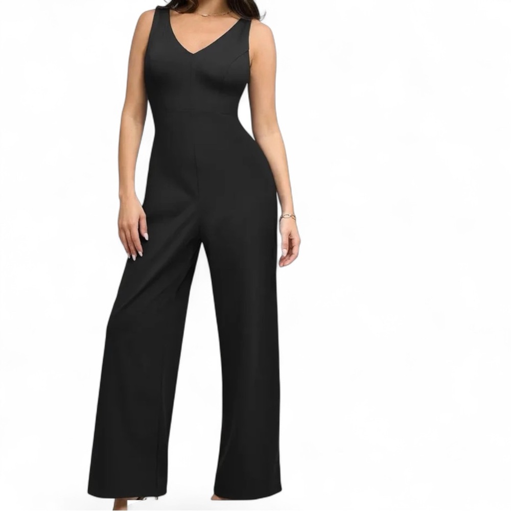 Popilush Shapewear Slimming
Wide-Leg Jumpsuit Sz M